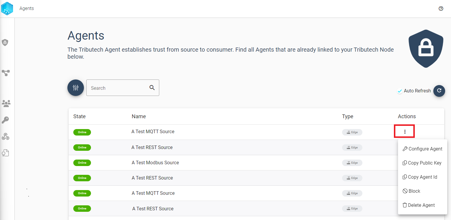 Tributech UI Agent Overview