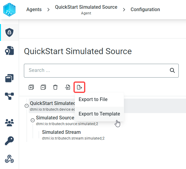 TwinConfig export